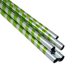 마술도구 마술용품 공연 학예회 플라스틱 마술지팡이 뉴 어피어링 케인-지브라 그린, 1개