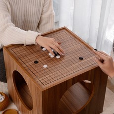 장기 테이블 바둑 선물 오목판 책상 게임 기원용 보드 바둑판 바둑테이블, 뼈대, D. 430x430x410, 1개
