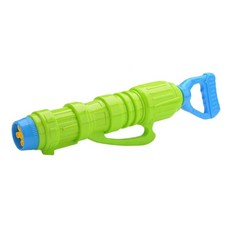 兒童水槍玩具，綠藍配色遠射程水槍，夏日戶外戲水玩具, 綠色, 1個