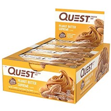 Quest Nutrition 高蛋白能量棒, Peanut Butter Supreme, 12入