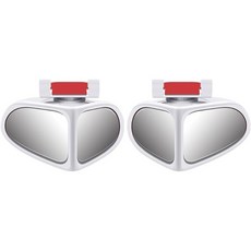 포드 머스탱 마하-E 2020-2025 SUV 5인승 차량용 좌측우측 후방 보조 미러 듀얼 디자인 광각 뷰 사각지대 블랙