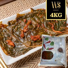 반찬단지 양념깻잎무침 4kg 1팩, 1개