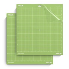 Nicapa Cricut Maker 3/Maker/Explore 3/Air 2/Air/One용 표준 그립 커팅 매트 (30.5 x 30.5cm(12 12인치) 2팩) 접착 스, Nicapa Cricut Maker 3/Maker/Ex