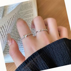 반지 세트 러브 버터플라이 set