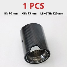 섬유 M440i 수정 M335i 및 M4 장식용 팁 M235i M240i 1PC 호환 M135i M2 탄소 업그레이드 BMW 자동차 M435i M140i M3 배기 M340i