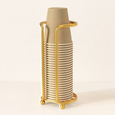 레디박스 고급형 종이컵 거치대 컵홀더, 1개, 골드