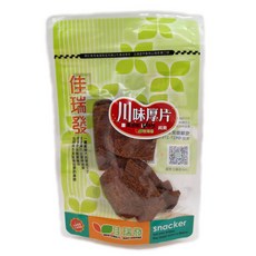佳瑞發 川味厚片 辣味 純素 厚切豆干, 140公克±5%(小包), 1個