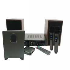 JDK歌大師 微風100W大功率KTV唱歌機 A (麥克風音箱 藍芽麥克風 家庭KTV 卡拉OK), K_100wA