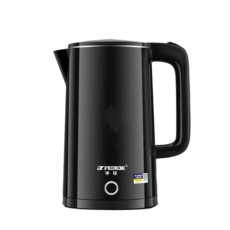 304不鏽鋼快煮壺 110V 熱水壺 保溫電水壺 保溫燒水壺 自動燒水壺 家用保溫壺 家用燒水壺 電熱水壺 燒水壺, 【騎士黑】3L保溫, DL-250B