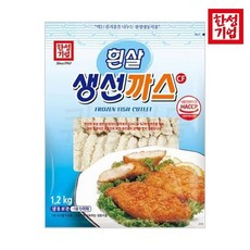 한성 흰살생선까스 1.2kg, 1개
