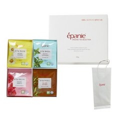 에빠니 오가닉티 셀렉션 4종 선물세트, 히비스커스 + 루이보스 + 캐모마일 + 페퍼민트, 7세트