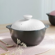 리한 라인팟 무균열 뚝배기 내열냄비 화이트, 12cm, 1개