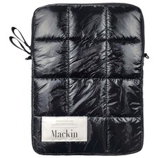 맥킨 노트북 파우치 패딩백 맥북 아이패드 가방, 블랙, 1개