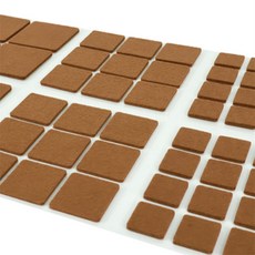 최고픽 바닥보호대 사각 의자소음방지패드, 중(18P)