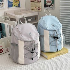 學院風防水雙肩包流蘇設計通用通勤登山13寸電腦款實惠選擇, 黑色（收藏優先發貨）