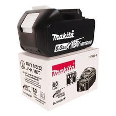 마끼다 18V 6.0Ah 정품 리튬이온배터리 BL1860B, 1개