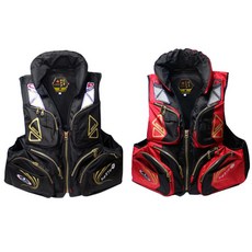 성인 선상 바다 낚시 조끼 구명복 포켓 낙시 갯바위 부력 안전 구명조끼 라이프자켓, 무라효로 구명조끼(free), 레드