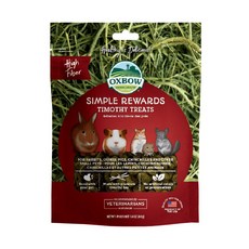 Oxbow Simple Rewards 提摩西牧草零食, 1個, 提摩西牧草零食40g