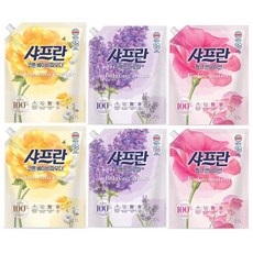 시어버터 섬유유연제 리필 2100ml X 6개, 2.1L