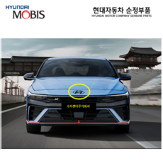 아반떼N 페이스리프트 전면 블랙 H로고 / 86300IB000 / 블랙 2D H로고 / 86300 IB000 / 순정부품 / 아반떼 N 24(CN7KN)