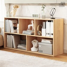 JS리빙 인테리어 칸막이 책꽂이 선반 공부방 보조 북앤드 사무실 책상 정리 3단 전면 책장 오픈 틈새 정리대 원목 서재 진열대 사각 거실장 @JSLV #심플 Joung0354A10