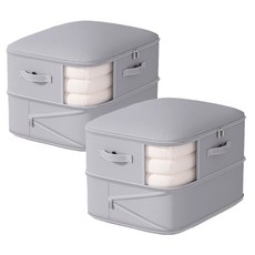 리앤리 숨쉬는 폴딩 이불 정리 압축파우치, 2개, 1세트