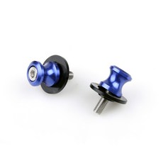 Suzuki GSXR 600 750 1000 CNC鋁合金駐車球, 藍色, 1個