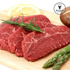 미트홀 부채살 스테이크 1kg (200g X 5팩) 개별소포장, 200g (부채살 구이용 5mm), 5개