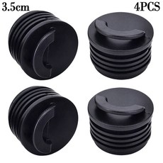 4PCS 카약 해양 부품 구멍 스캐퍼 마개 4CM 보트 고무 배수구 래프팅 플러그, 3.5cm