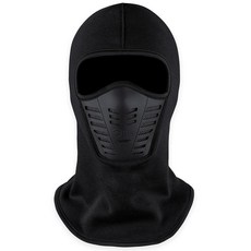 겨울 양털 따뜻한 위장 유지 Balaclava 폴라 플리스 사이클링 풀 페이스 마스크 야외 오토바이 스키 헬멧, 06 Black, 1개