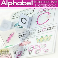 Phonics Book 어린이 홈스쿨 워크북 학습 26글자 알파벳 영어 워크북, 29Pcs