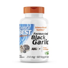 Doctor's BEST 發酵黑蒜植物膠囊, 1個, 60入