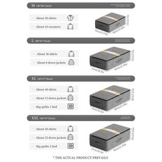 접이식 침대 바닥 의류 보관 가방 대용량 먼지 봉투 담요 이불 정렬 침실 옷장 정리, L, Grey