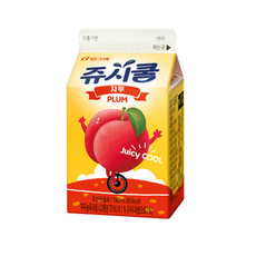 빙그레 쥬시쿨 자두, 50개, 180ml