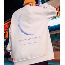 신가브루크 패셔너블 그래픽 남자 맨투맨 풀오버 빅사이즈 힙합스타일 간절기 남녀공용