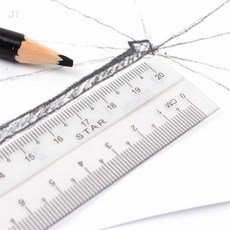 짱틸리티 플라스틱 자 플라스틱자20cm, 15cm