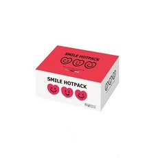 韓國 Smile Hotpack 口袋型暖暖包 紅色愛心款 60g x 24包/盒, 1個, 24包/盒 (店到店每單限2盒)
