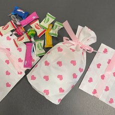 30P묶음 하트 선물포장 리본봉투