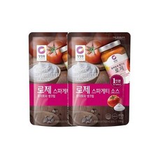 로제 스파게티소스 1인분 청정원, 170g, 2개