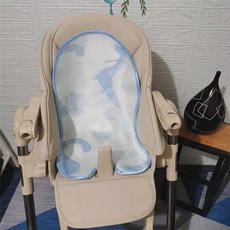 【A 優選】貝能餐椅原廠坐墊h580防水pu寶寶皮套夏座墊配件安全帶, 淡藍色涼席內墊可機洗淡粉淡綠咖色備注