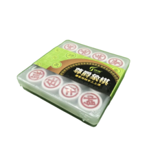 錦楓尊爵象棋專家用純手工上漆盒裝, 綠色, 1套