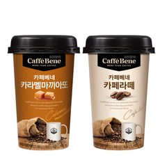 푸르밀 카페베네 200mL 카라멜마끼아또10컵+카페라떼10컵(총20컵)/컵커피/편의점커피/무/배, 20개
