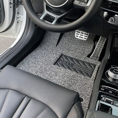 가온 코일매트 카매트 발매트 차량용 바닥 발판 전차종, 운전석만, 그레이