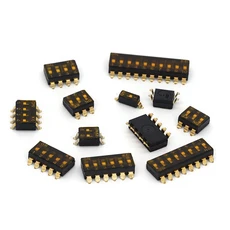 위치 방식 DIP SMD 피치 토글 다이얼 슬라이드 타입 모듈 파란색 스냅 1 2 3 4 5 6 7 8 10 핀 1.27 2.54m, 01 2 PIN, 01 20 Pcs, 06 Black KE-SMD 2.54MM