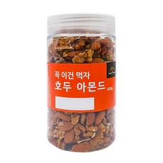 굿모닝너츠 이건먹자 호두 아몬드 1통, 1개, 450g