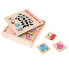 STK 어린이 유치원 학습 교육 보조-그림자 매칭 카드 생일 선물, 1개