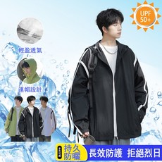 冰絲防曬衣情侶款 防曬涼感外套 抗UV透氣連帽外套