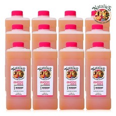 나탈리스 100% 자몽 착즙 주스 1L 12개입, 12개