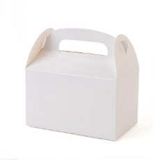 손잡이 조각케이크상자 베이커리 쿠키 선물상자 컬러, 골드