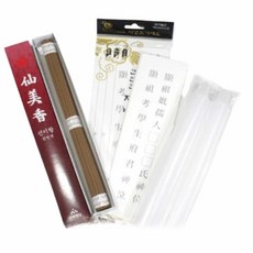 요비월드 비호 양초 제수용 세트 긴초 제사향초 불교양초